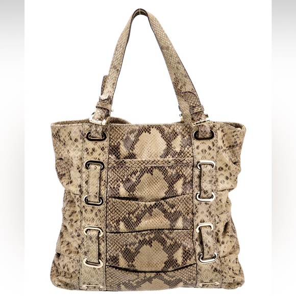 Michael Kors Large Python Embossed Bag Vintage - Picture 4 of 5